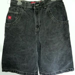 Baggy jean shorts